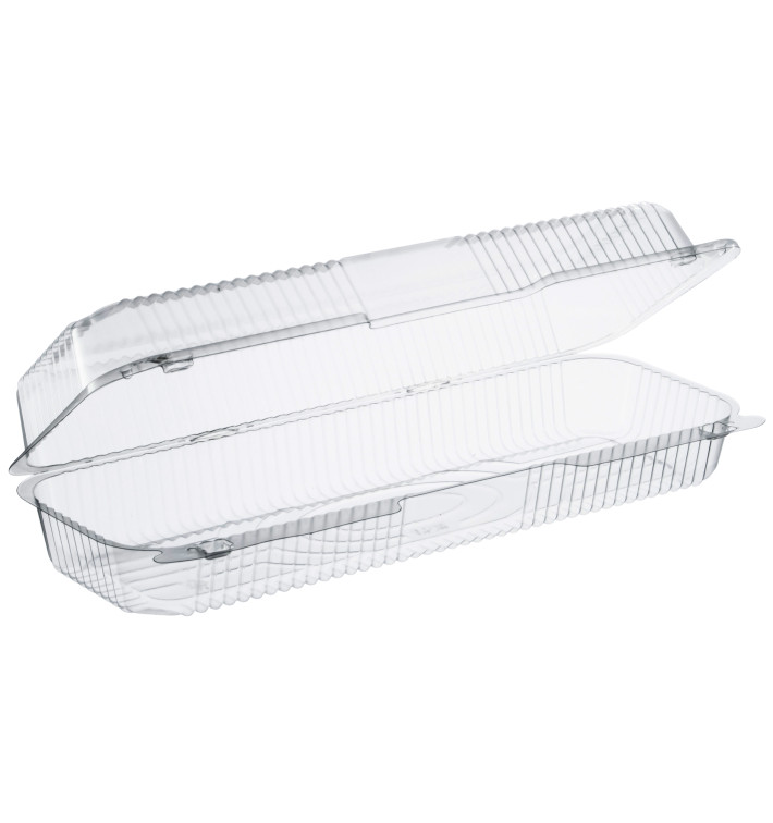 Barquette Plastique OPS "StayLock" charnière Transp. 1310ml (250 Utés) Barquette Plastique OPS "StayLock" charnière Transp. 1310ml (250 Utés)