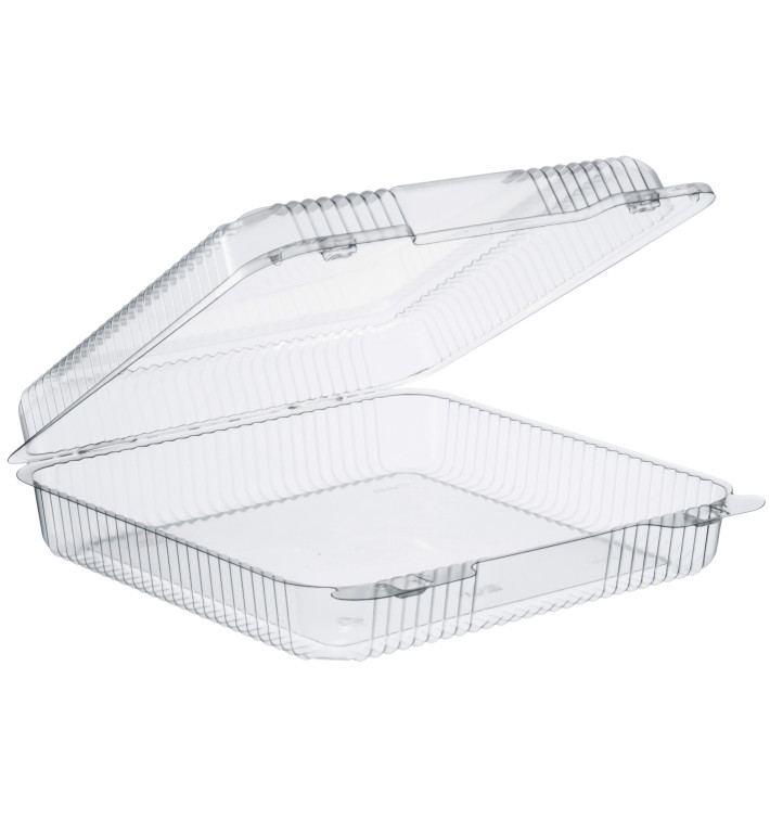 Barquette Plastique OPS "StayLock" charnière Transp. 1370ml (250 Utés) Barquette Plastique OPS "StayLock" charnière Transp. 1370ml (250 Utés)