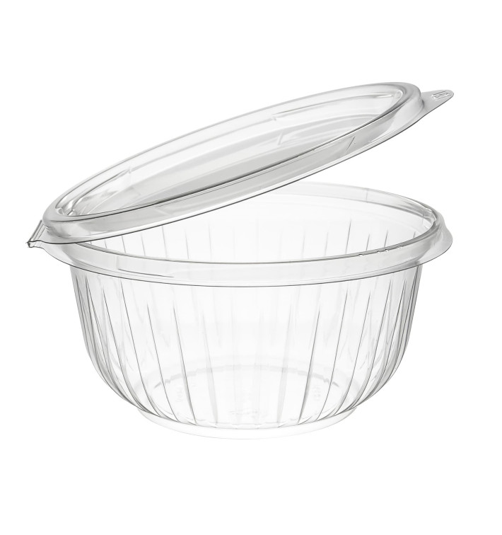 Bol en PET "PresentaBowls" Charnière Plat 475ml (75 Utés) Bol en PET "PresentaBowls" Charnière Plat 475ml (75 Utés)