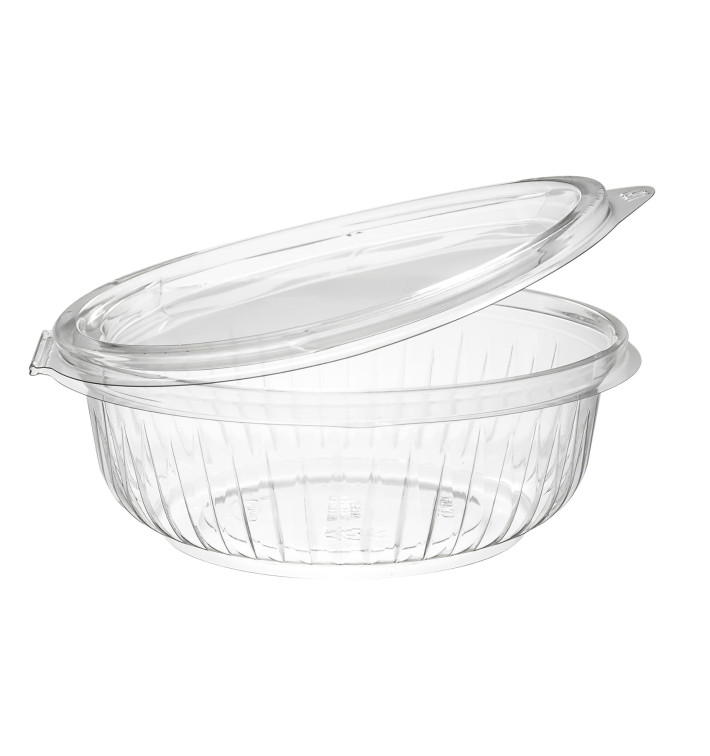 Bol en PET "PresentaBowls" Charnière Plat 360ml (75 Utés) Bol en PET "PresentaBowls" Charnière Plat 360ml (75 Utés)