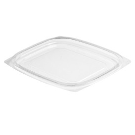 Plastic Deksel OPS voor Deli Container Plat transparant 237/355/473ml (63 stuks) 