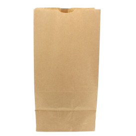 Papieren zak zonder handvat kraft 22+12x30cm (25 stuks)