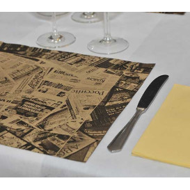 Papieren Placemats 30x40cm kraft "Prensa" 50g (500 stuks) 