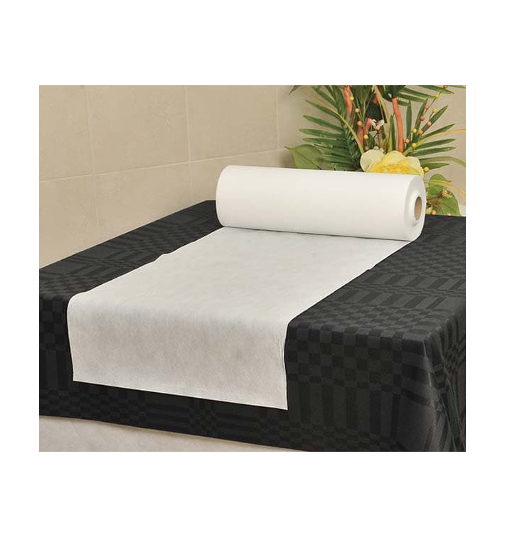 Novotex tafel loper wit 55g P30cm 0,4x48m (1 stuk) Novotex tafel loper wit 55g P30cm 0,4x48m (1 stuk)