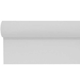 Chemin de Table Airlaid Blanc Prédécoupé 0,4x48m (6 Utés)