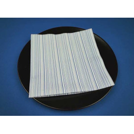 Airlaid Servetten "Basic" blauw 40x40cm (600 stuks)