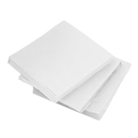 Serviette en Papier Micro Point 20x20cm Blanc (100 Utés)