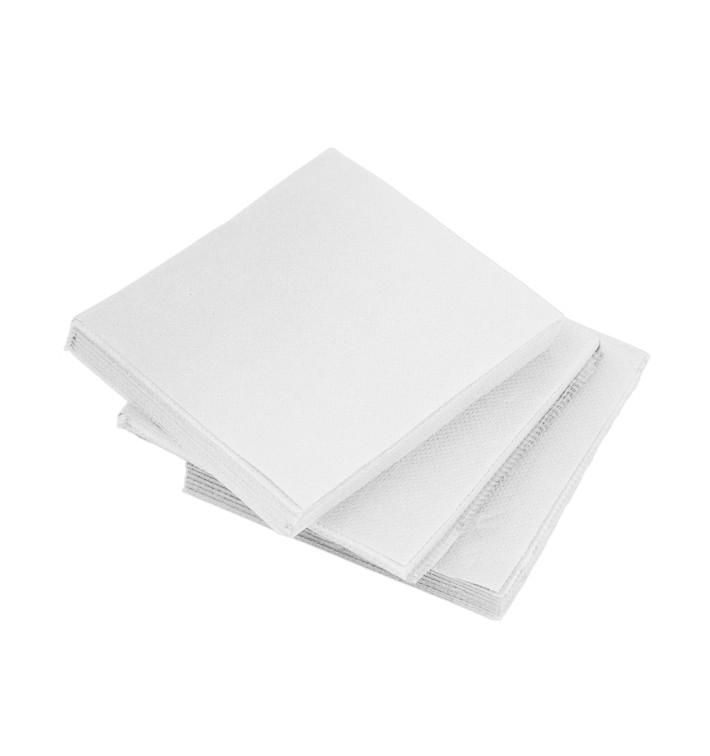 Serviette en Papier Micro Point 20x20cm Blanc (100 Utés) Serviette en Papier Micro Point 20x20cm Blanc (100 Utés)