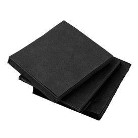 Papieren servet Micropunt zwart 20x20cm 2C (100 stuks) 