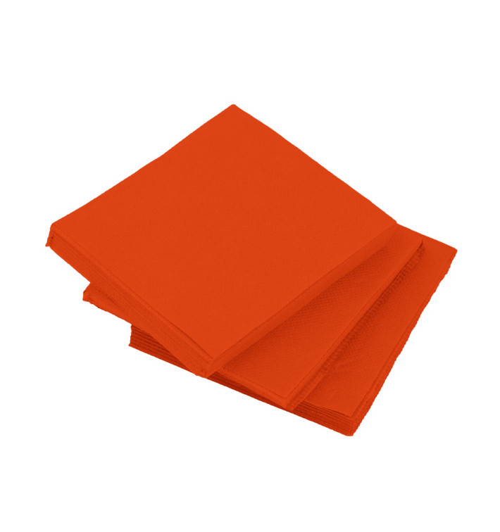 Papieren servet Micropunt rood 20x20cm 2C (100 stuks) 