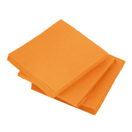 Papieren servet Micropunt oranje 20x20cm 2C (2.400 stuks)