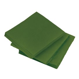 Papieren servet Micropunt groen 20x20cm 2C (100 stuks) 