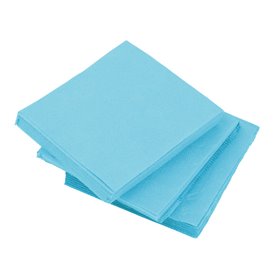 Serviette en Papier Micro Point 20x20cm Turquoise (2.400 Utés)