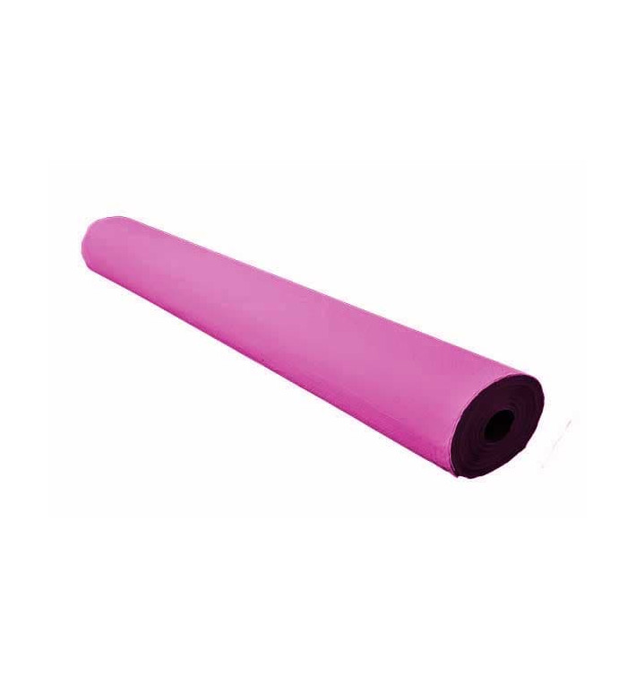 Papieren tafelkleed rol fuchsia 1x100m. 40g (1 stuk) 