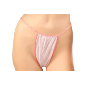 String en PP non Tissé Dame Mini Blanc (100 Utés)