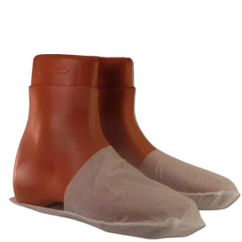 Chaussons en Polypropylène Fermé Blanc (50 Paires)