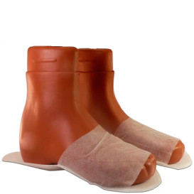 Chaussons en Polypropylène Ouvert Blanc (400 Paires)