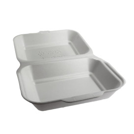 Boîte en FOAM LunchBOX Blanc 185x155x70mm (500 Unités)