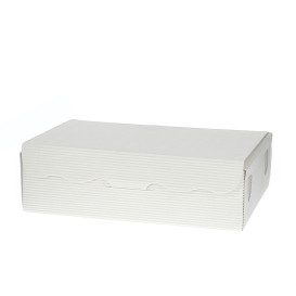 Papier bakkerij doos wit 20x13x5,5cm 1000g (100 stuks) 