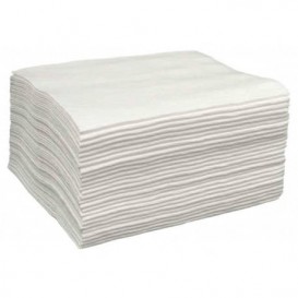 Wegwerp Spunlace handdoek voor manicure pedicure wit 30x40cm 50g/m² (100 stuks) 