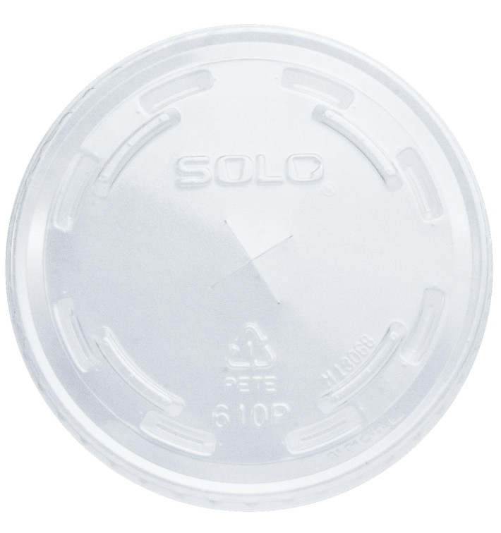 Couvercle Plat avec Passage PET Cristal Ø7,8cm (1000 Utés) Couvercle Plat avec Passage PET Cristal Ø7,8cm (1000 Utés)