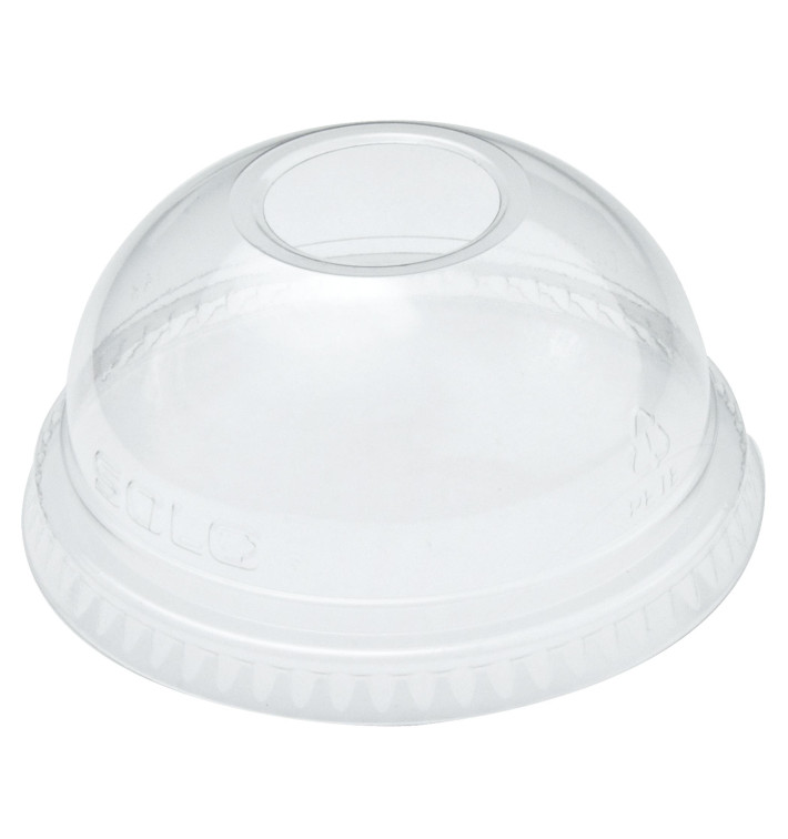 Couvercle Dôme Perforé PET Cristal Ø7,8cm (100 Utés) Couvercle Dôme Perforé PET Cristal Ø7,8cm (100 Utés)