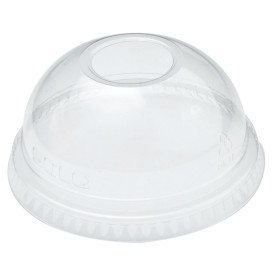 Couvercle Dôme Perforé PET Cristal Ø7,8cm (1000 Utés)