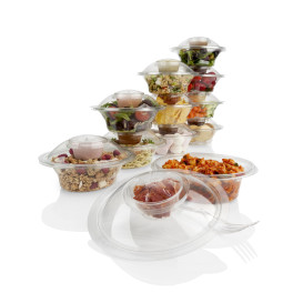 Combo-Packs avec Bol 500ml, Couvercle Press&Dress et Coupelle (50 Packs)