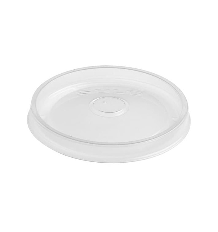 Couvercle Plat en Plastique PP Translucide Ø9,1cm (500 Unités)