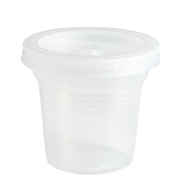 Plastic PS Shotje transparant 80ml Ø5,7cm (100 stuks) 