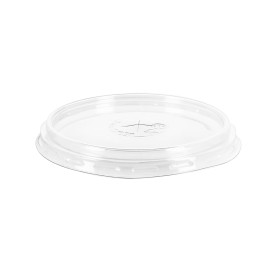 Plastic Deksel PS transparant Ø9,4cm voor beker of 575ml (100 stuks) 