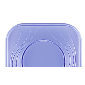 Assiette Plastique PP "X-Table" Violet 180mm (8 Utés)