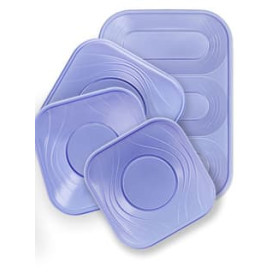 Assiette Plastique PP "X-Table" Violet 180mm (8 Utés)