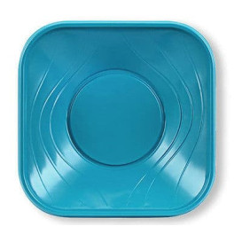 Assiette Plastique PP "X-Table" Turquoise 180mm (8 Utés)