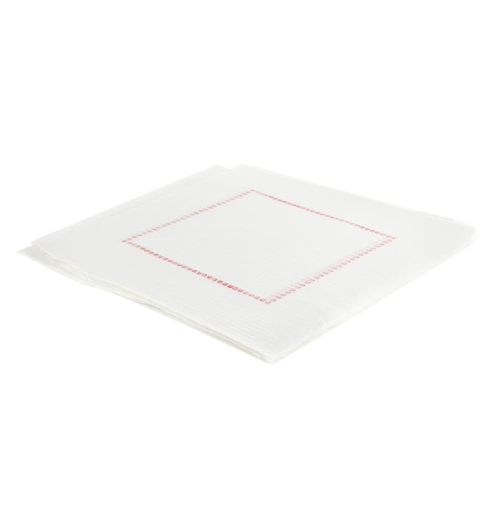Papieren servet Sulfiet plat wit 15x15cm (750 stuks) Papieren servet Sulfiet plat wit 15x15cm (750 stuks)