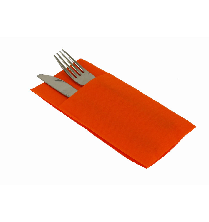Serviette Kangourou en Airlaid Orange 40x40cm (30 Unités) Serviette Kangourou en Airlaid Orange 40x40cm (30 Unités)