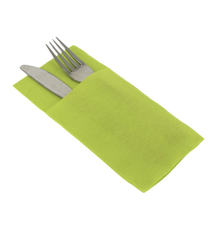 Serviette Kangourou en Airlaid Pistache 40x40cm (480 Unités) Serviette Kangourou en Airlaid Pistache 40x40cm (480 Unités)