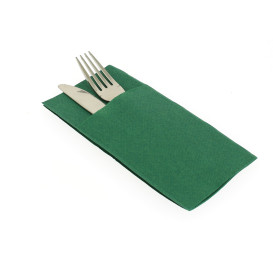 Zakvouw airlaid servetten "Kanguro" groen 40x40cm (480 stuks)