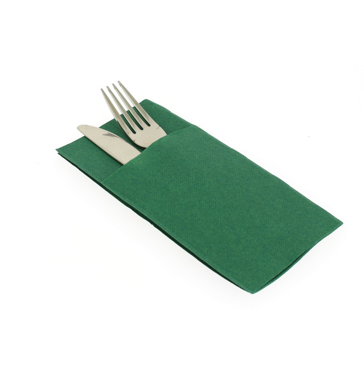 Zakvouw airlaid servetten "Kanguro" groen 40x40cm (480 stuks) Zakvouw airlaid servetten "Kanguro" groen 40x40cm (480 stuks)