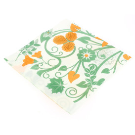 Serviette Papier molletonnée "Printemps" 40x40 (600 Utés)