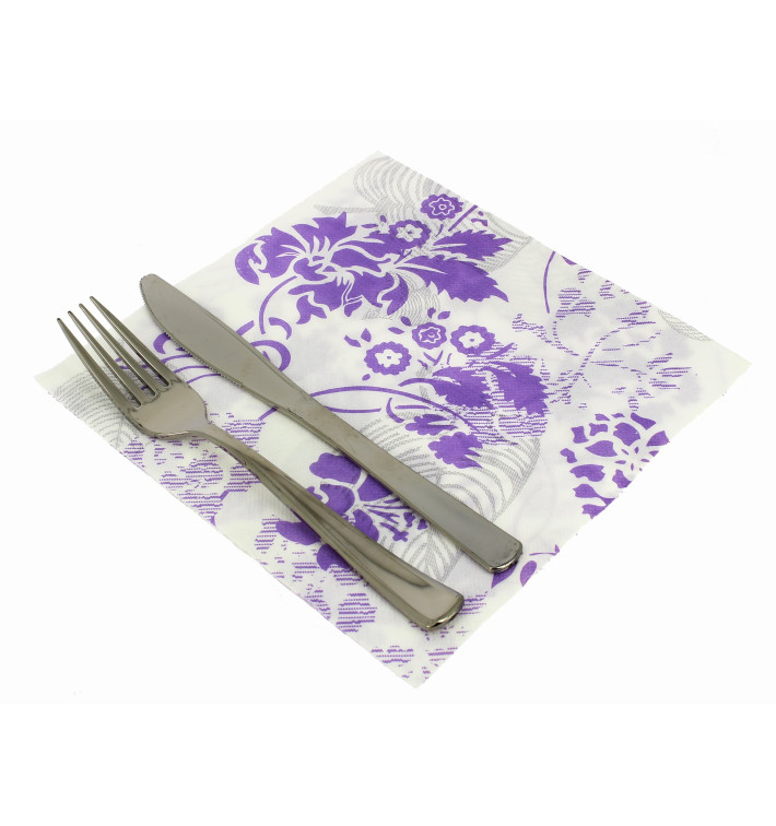 Serviette Papier molletonnée "Jardin" 40x40cm (600 Utés) Serviette Papier molletonnée "Jardin" 40x40cm (600 Utés)