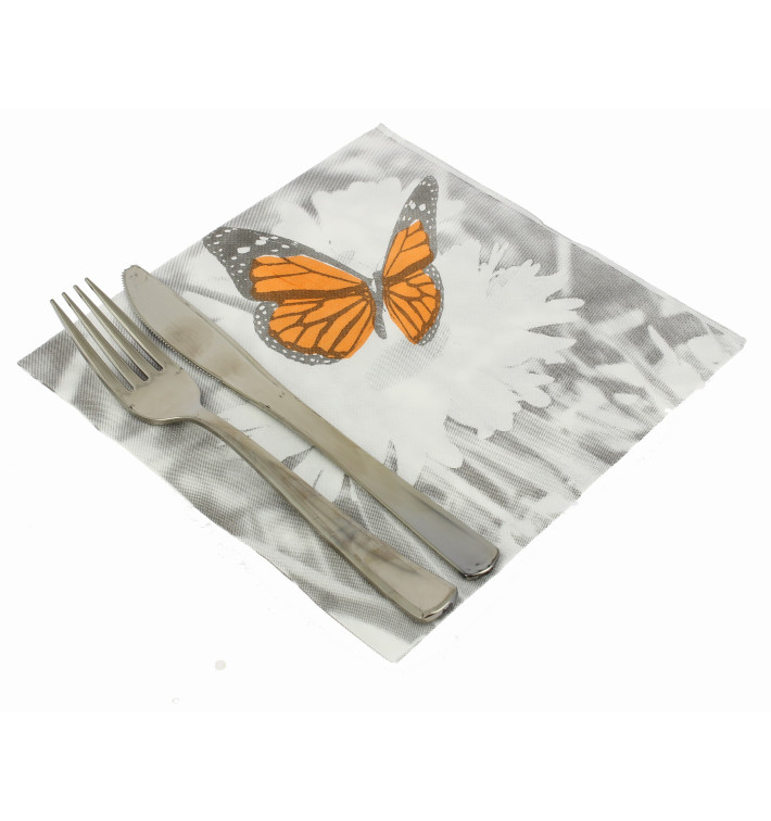 Serviette Papier molletonnée "Margas" 40x40cm (50 Utés) Serviette Papier molletonnée "Margas" 40x40cm (50 Utés)