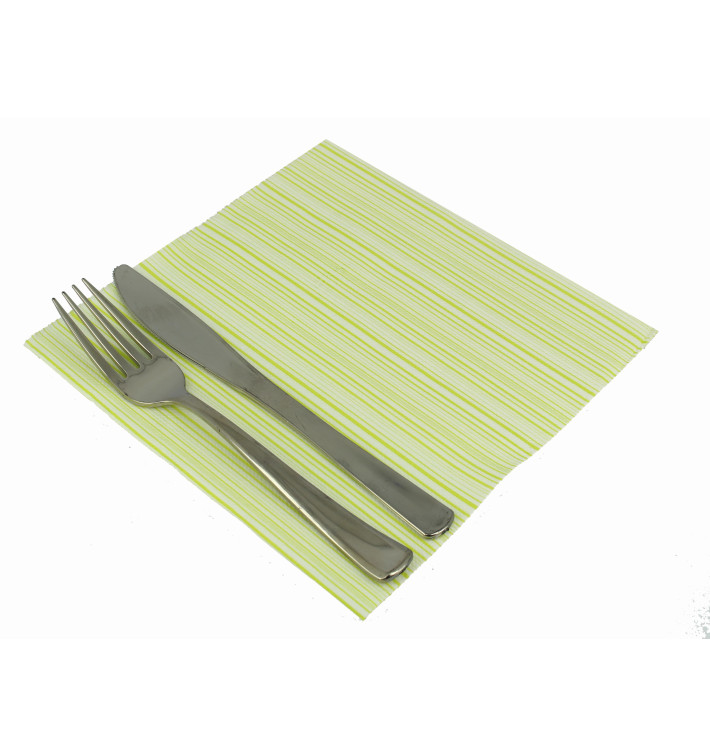 Airlaid Servetten "Basic" pistache 40x40cm (600 stuks)