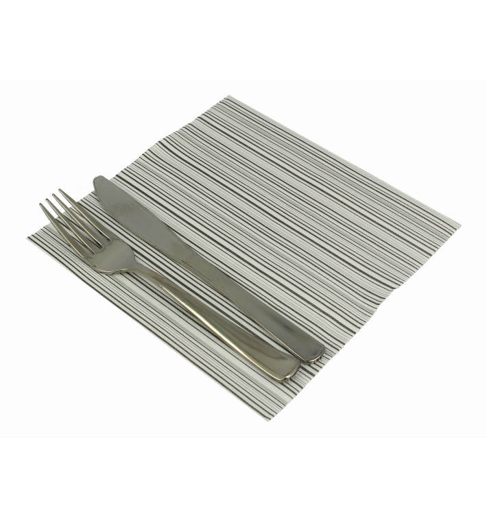 Airlaid Servetten "Basic" zwart 40x40cm (50 stuks) Airlaid Servetten "Basic" zwart 40x40cm (50 stuks)
