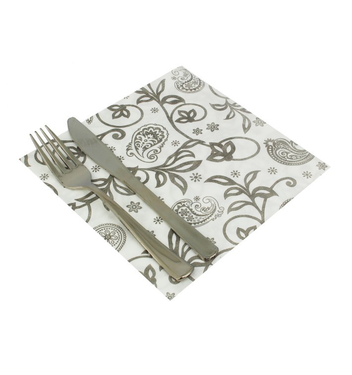 Airlaid Servetten "Cachemir" wit 40x40cm (50 stuks) Airlaid Servetten "Cachemir" wit 40x40cm (50 stuks)