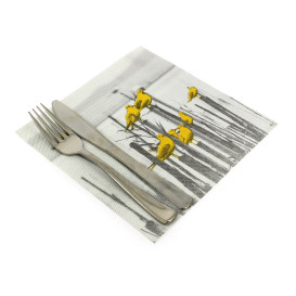 Serviette en Airlaid "Étang" 40x40cm (50 Unités)
