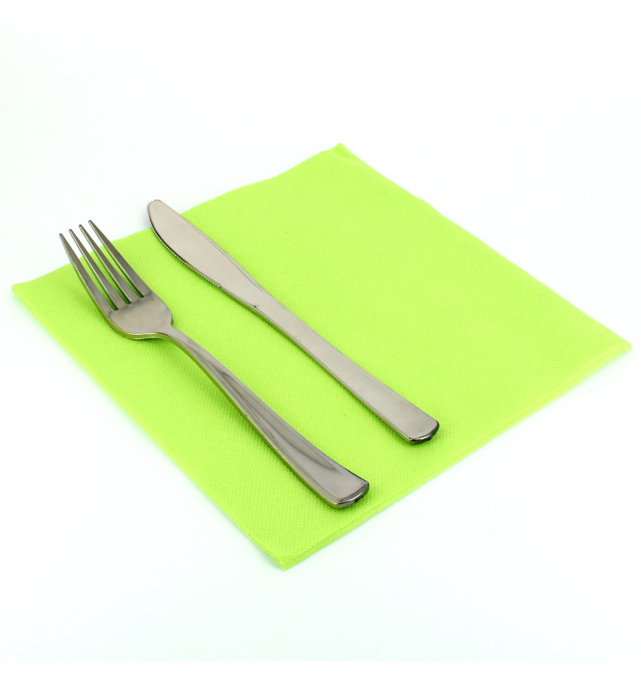 Serviette en Airlaid Pistache 40x40cm (600 Unités) Serviette en Airlaid Pistache 40x40cm (600 Unités)