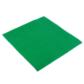 Serviette en Airlaid Vert 40x40cm (50 Unités)