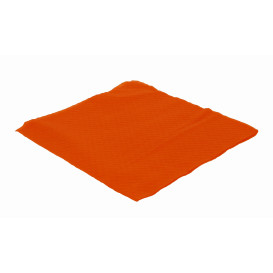 Papieren servet oranje 33x33cm 1-laags (3360 stuks)