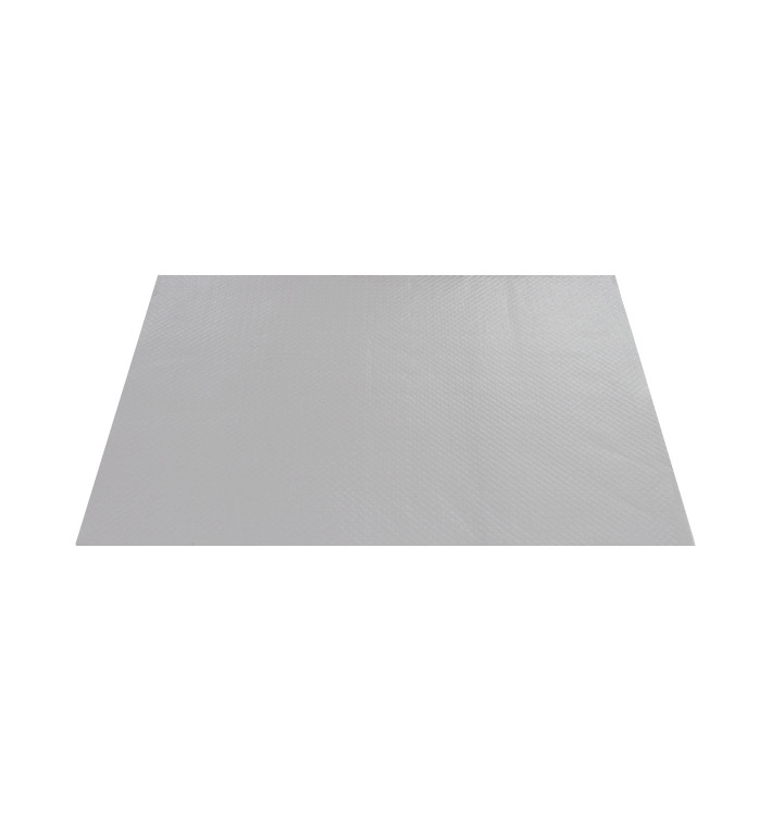 Set de Table papier 30x40cm Argent 50g (500 Utés) Set de Table papier 30x40cm Argent 50g (500 Utés)
